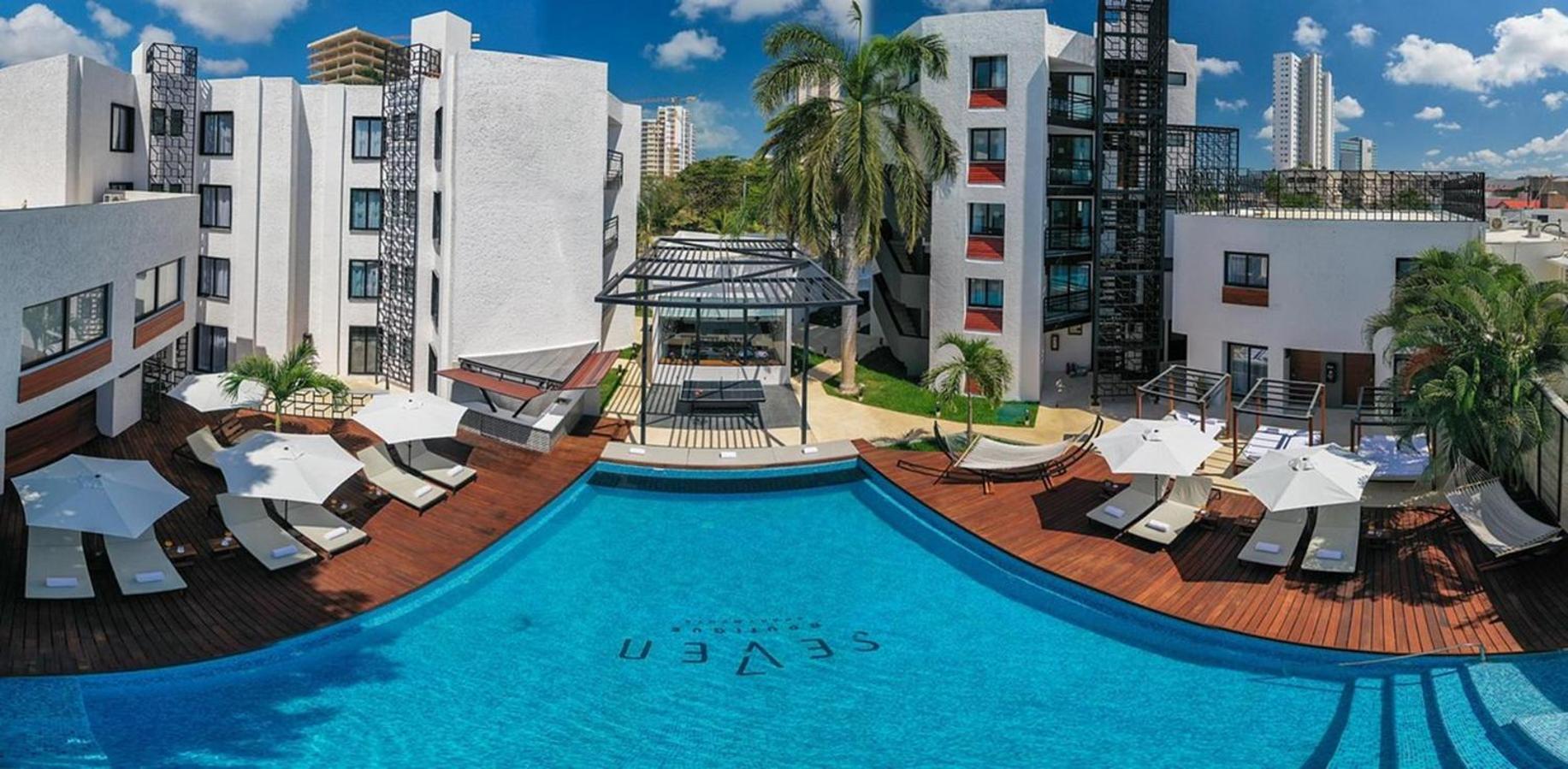 Seven Boutique Apartments แคนคูน ภายนอก รูปภาพ